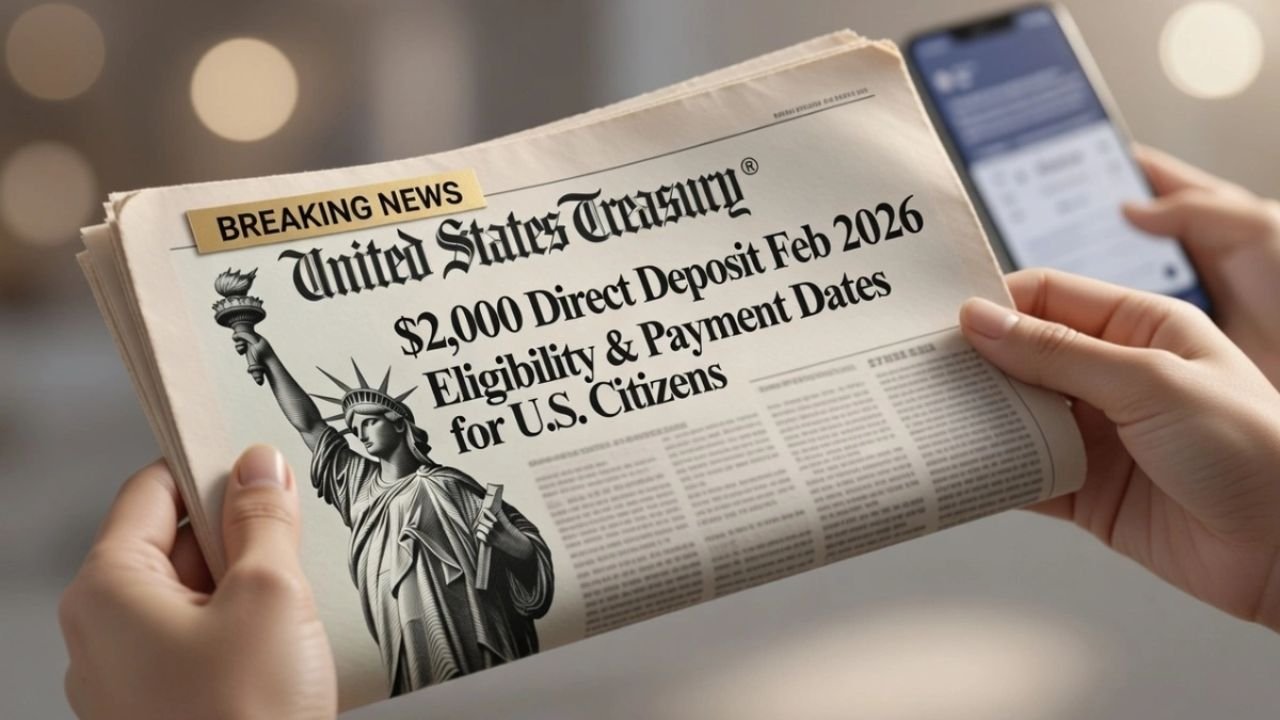 $2,000 Direct Deposit Alert: Eligibility and Payment Dates Confirmed for February 2026