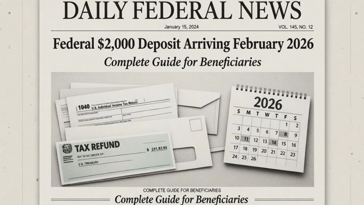 $2,000 Federal Payment in February 2026? What Beneficiaries Must Know Now