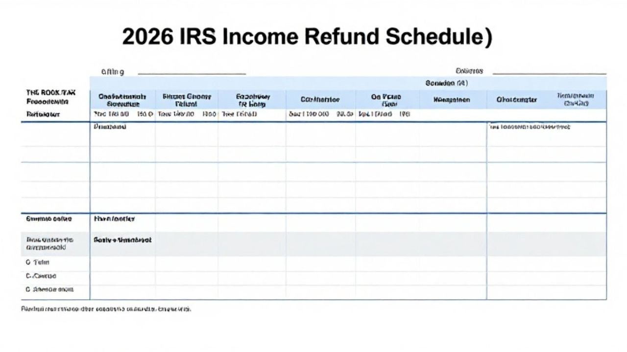 2026 IRS Income Tax Refund Schedule Explained: Official Filing Dates and Refund Timeline