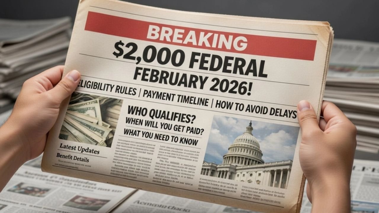 Direct Deposit Alert: $2,000 Federal Payments Coming This February | Step-by-Step Eligibility Guide