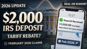 Don’t Fall for the Tariff Rebate Rumor: What You Need to Know About the $2,000 IRS Payment in February 2026