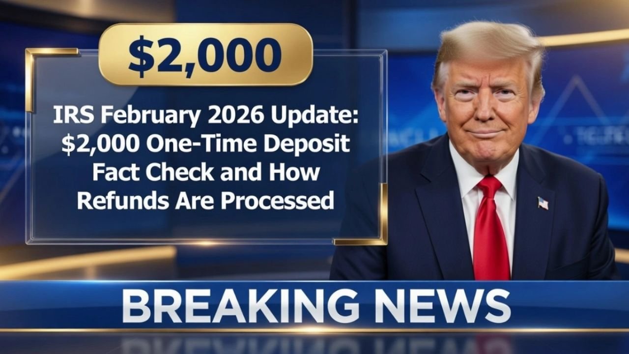Fact-Checked: IRS $2,000 One-Time Deposit for February 2026 and Refund Timeline Details