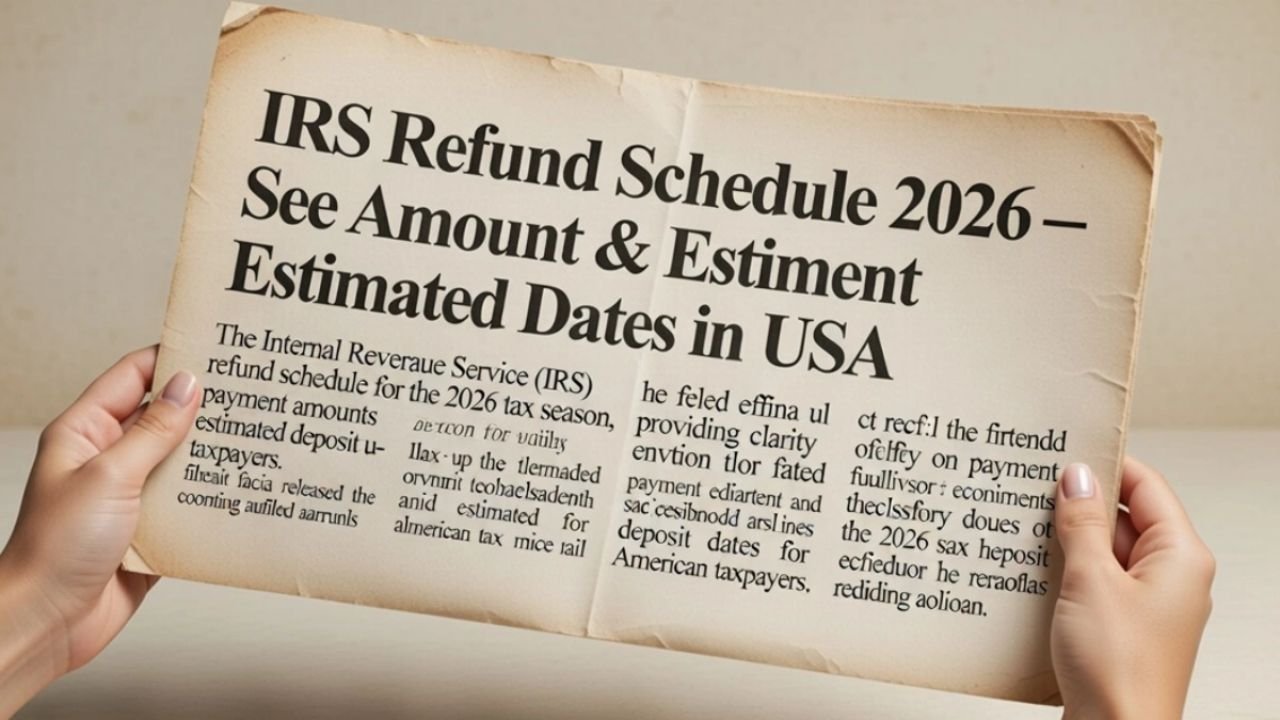 IRS Tax Refund Deposit Schedule 2026: What U.S. Taxpayers Need to Know