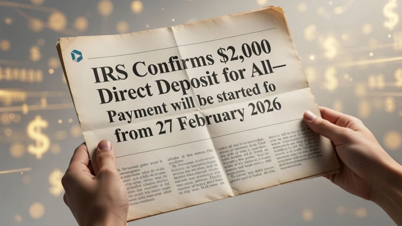 Massive Relief: $2,000 IRS Payments Begin February 27, 2026