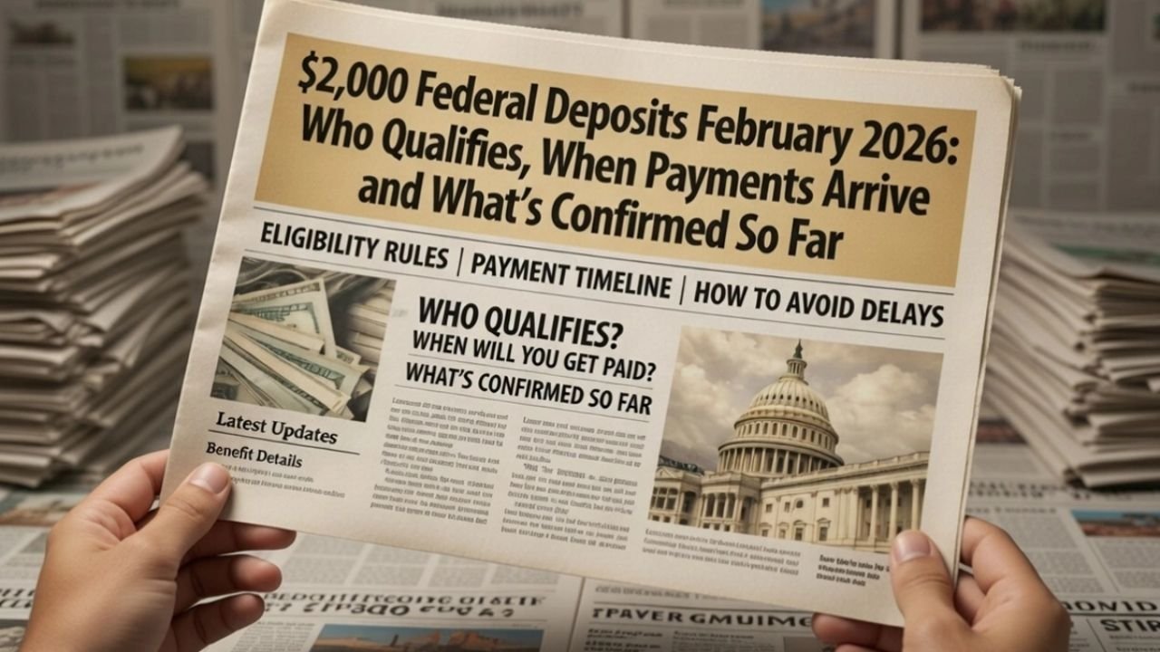 Who Gets the $2,000 Federal Deposit in February 2026? Full Eligibility and Payment Guide